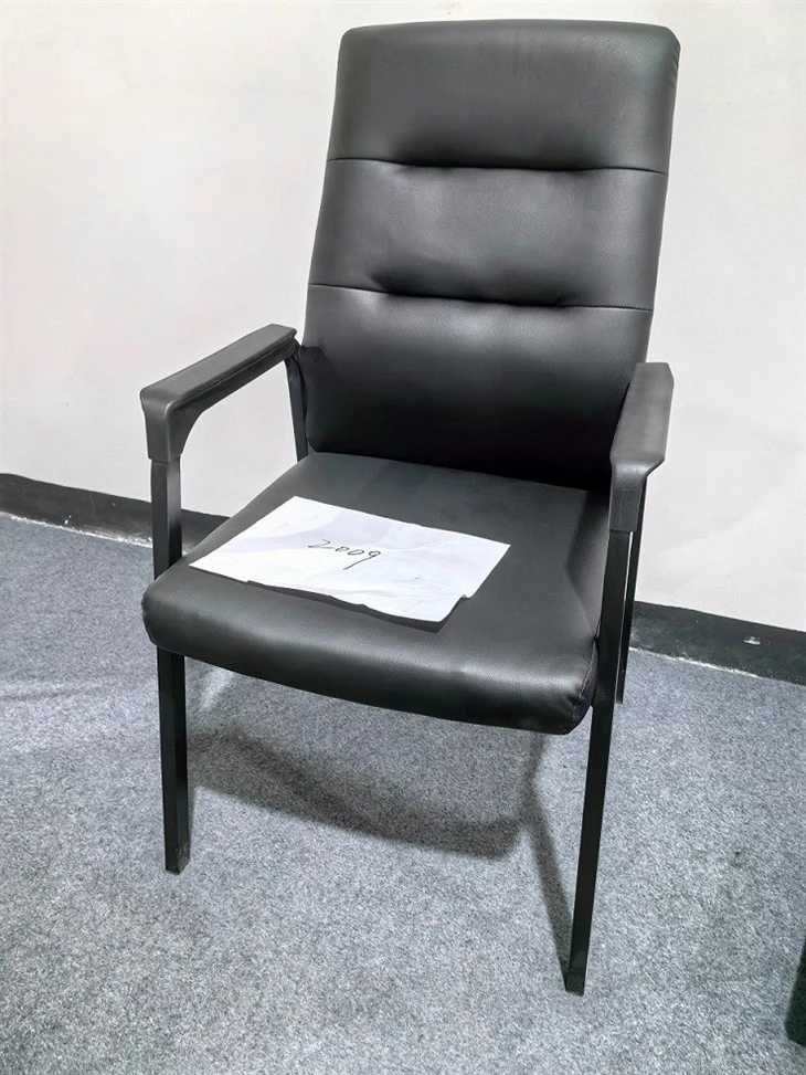 2009 Black Powder Coated Steel Chair Frame, Bent Tube Metal Chair Base factory