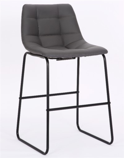 Leather Iron Bar Chair