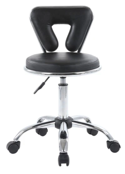 黑白 PU 皮革吧凳